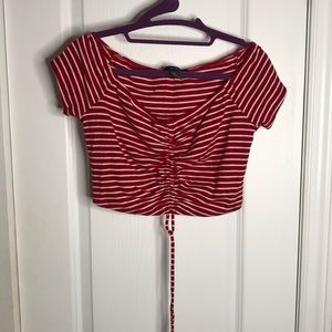 Forever 21 Striped crop top